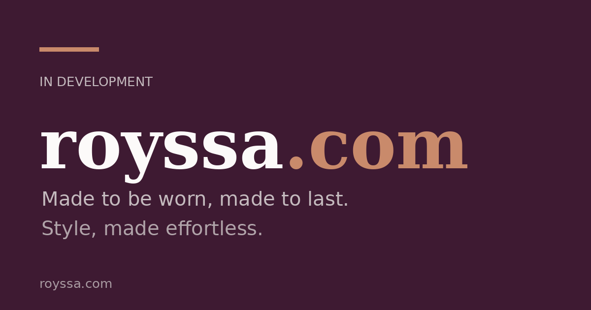 Link preview image for royssa.com